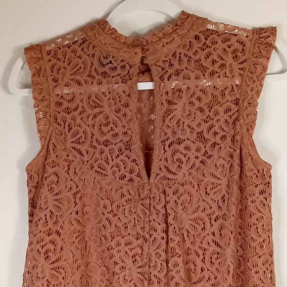 HeartSoul Lace Mini Dress Pink Size Medium - Picture 5 of 16